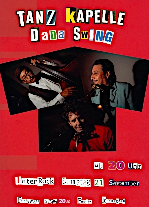 Konzertplakat von Dada Swing